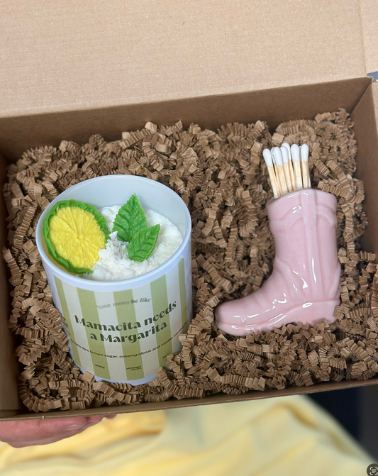 Candle + Match Holder Coffret