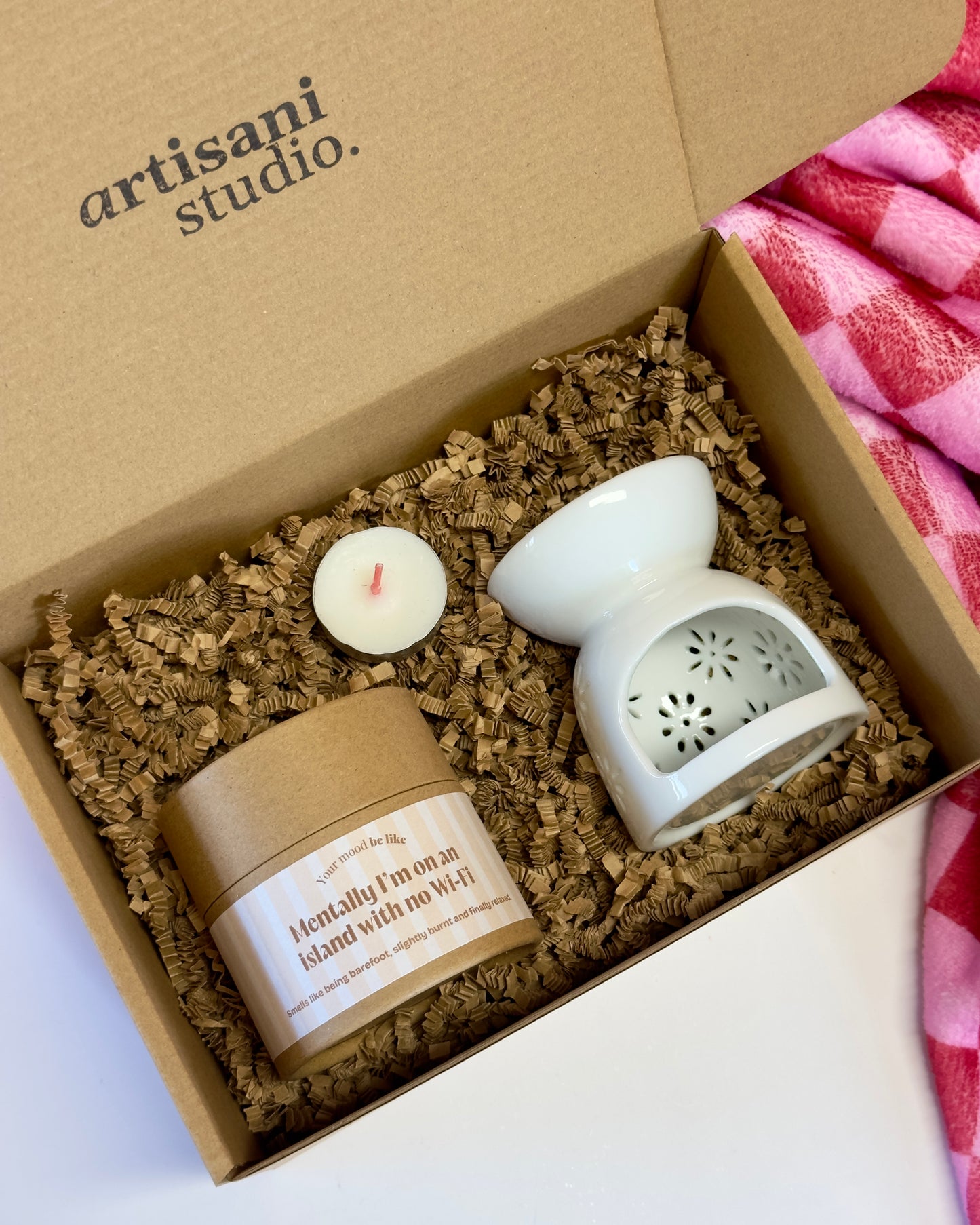 Wax Melt Coffret "Mentally I'm on an island with no WI-FI"