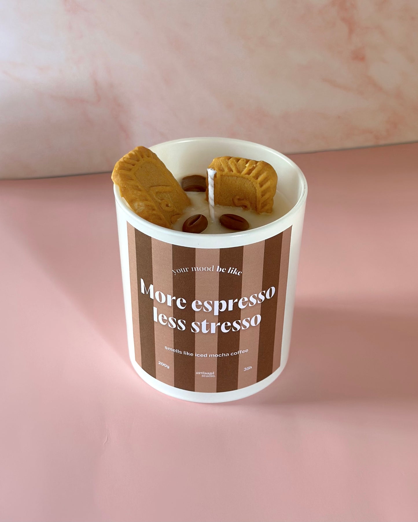 Vela "More espresso, less stresso"