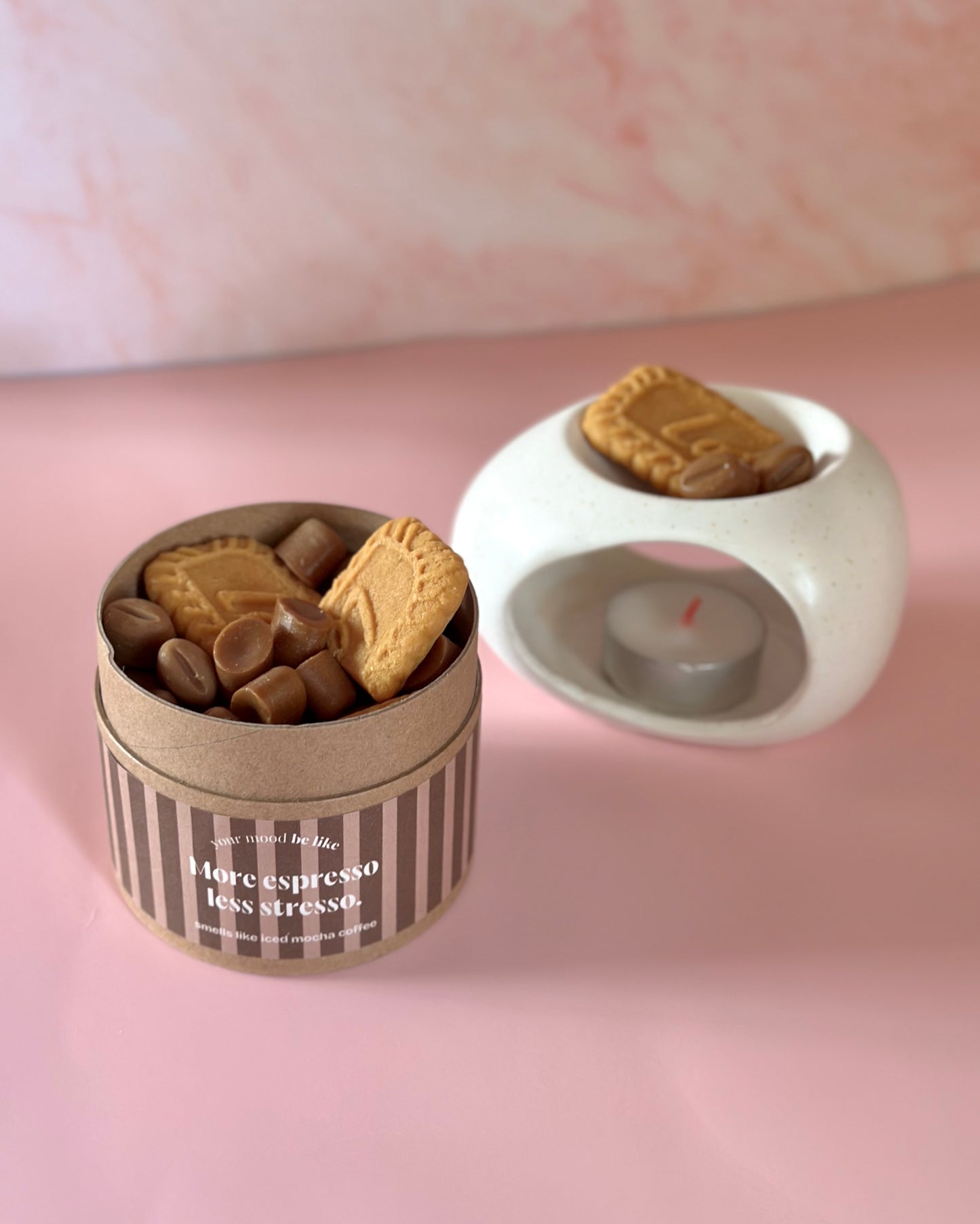Coffret Wax Melt "More espresso, less stresso"