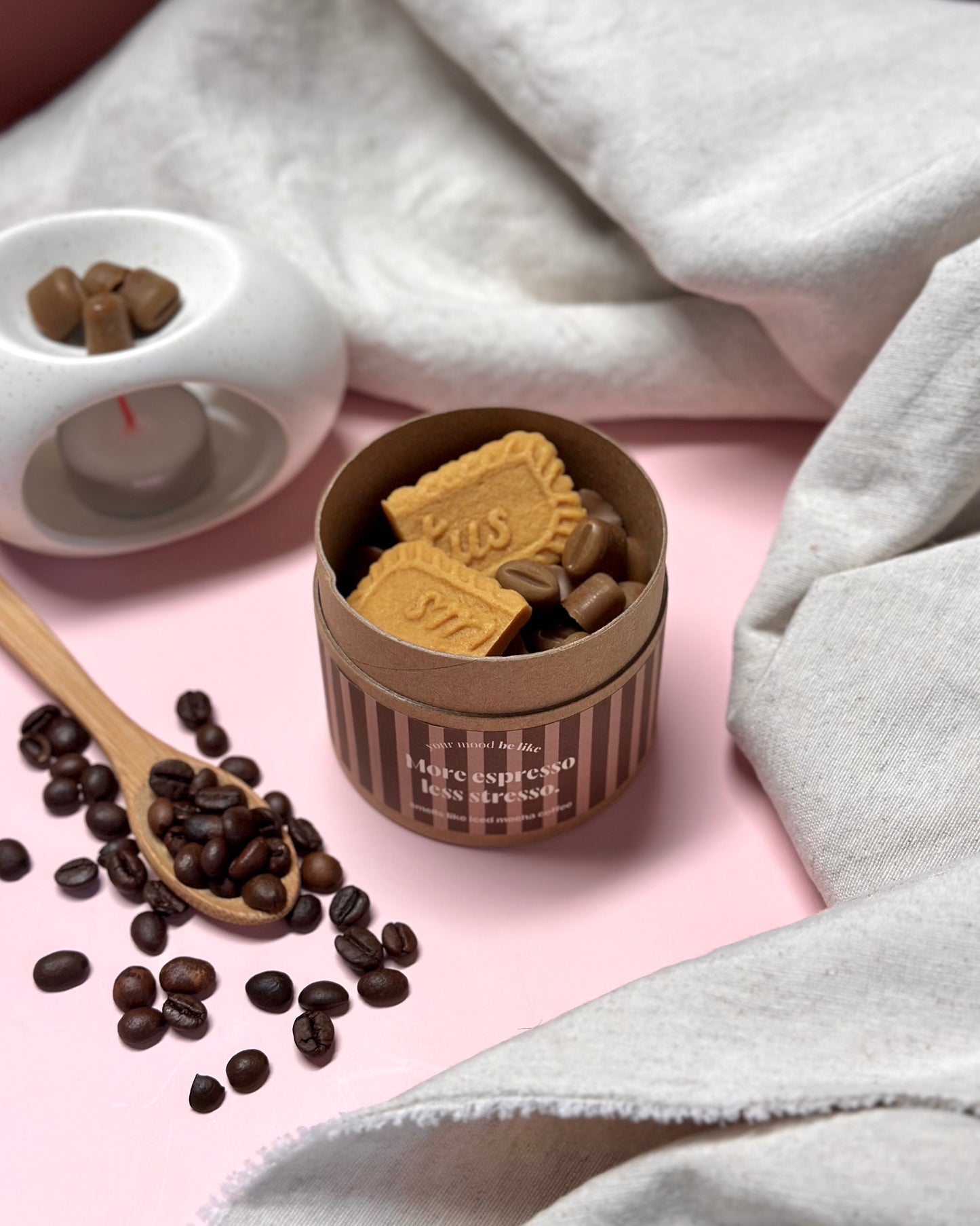 Coffret Wax Melt "More espresso, less stresso"