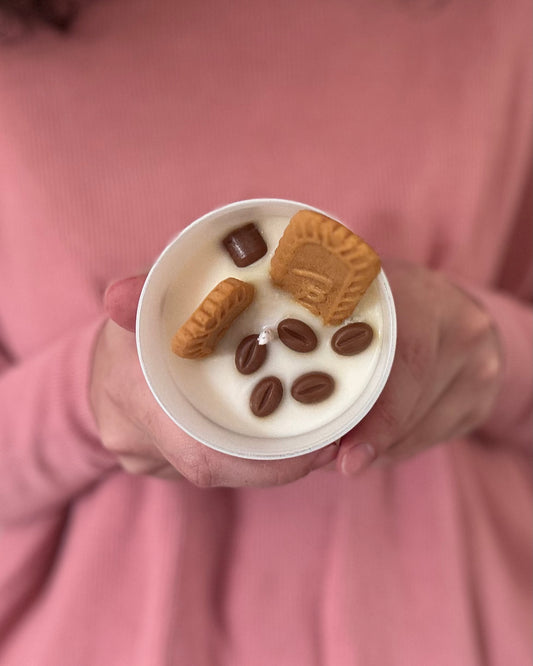 Candle "More espresso, less stresso"