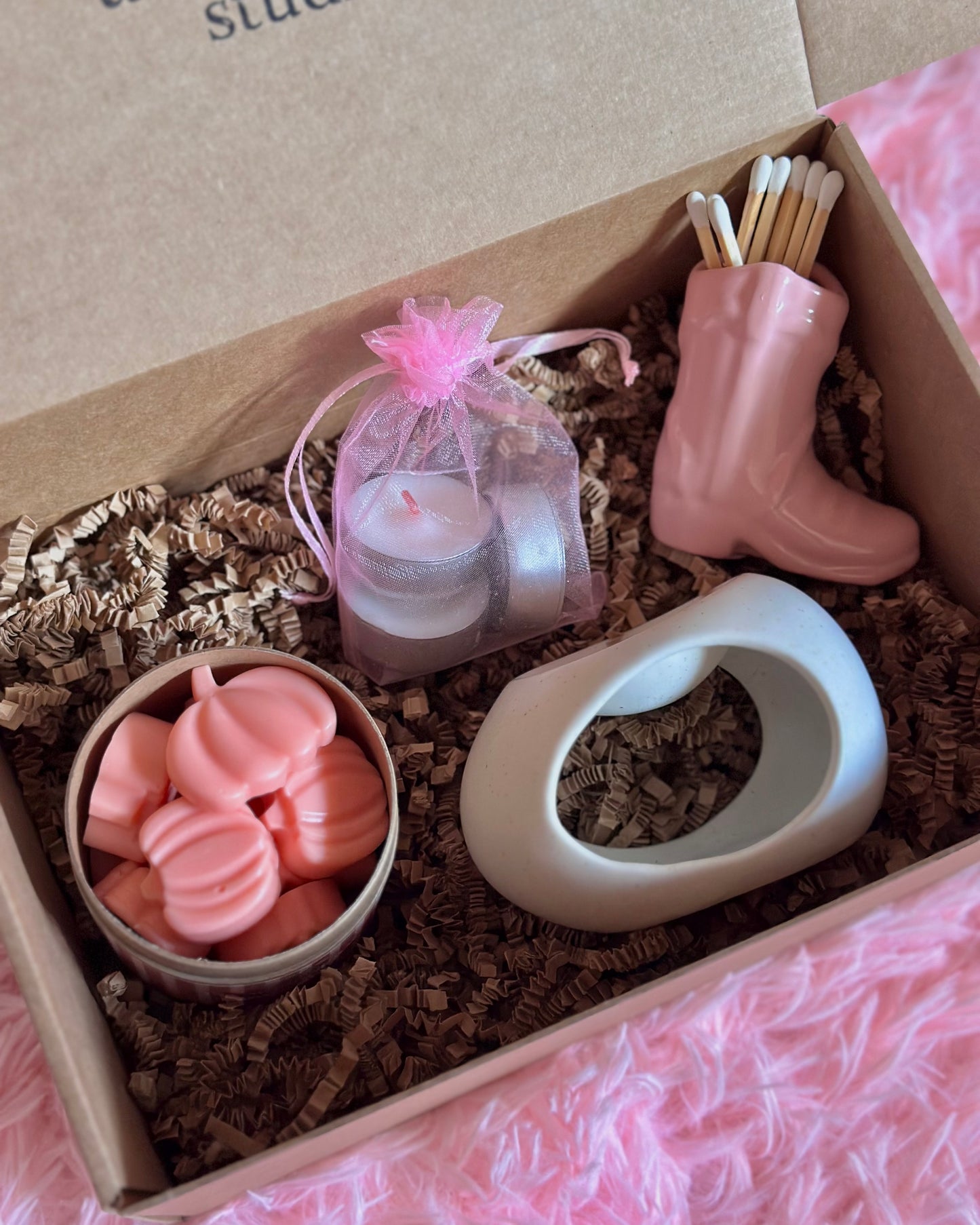 Coffret Wax Melt "Tempero de abóbora antes dos rapazes"