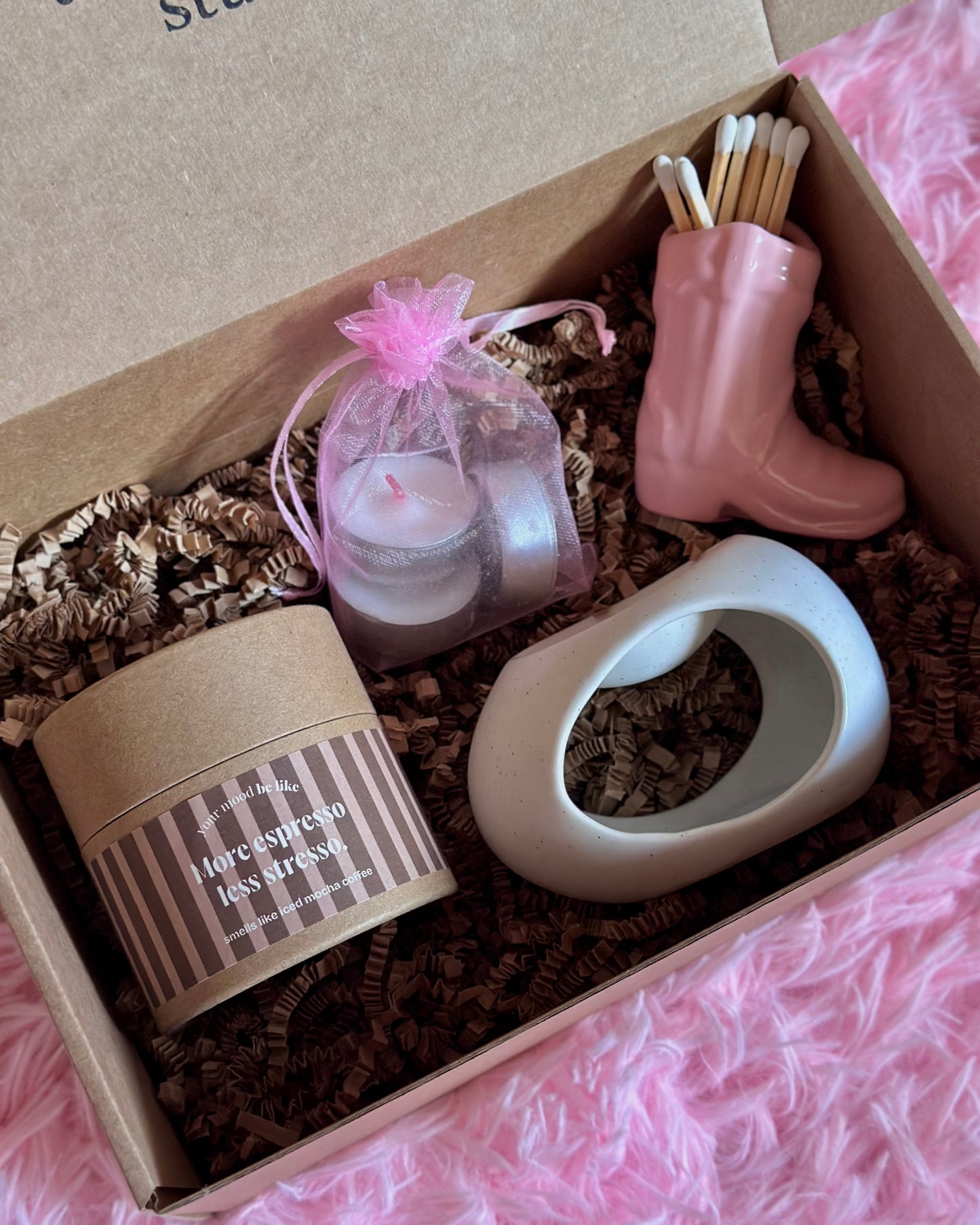Coffret Wax Melt "More espresso, less stresso"
