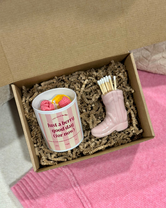 Candle + Match Holder Coffret