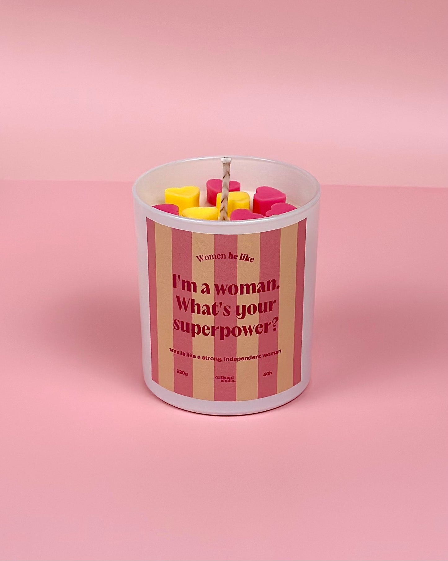 Vela "I'm a woman. What's your superpower?"