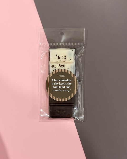 Snap Bar "A hot chocolate a day keeps the cold (and the bad moods) away!"