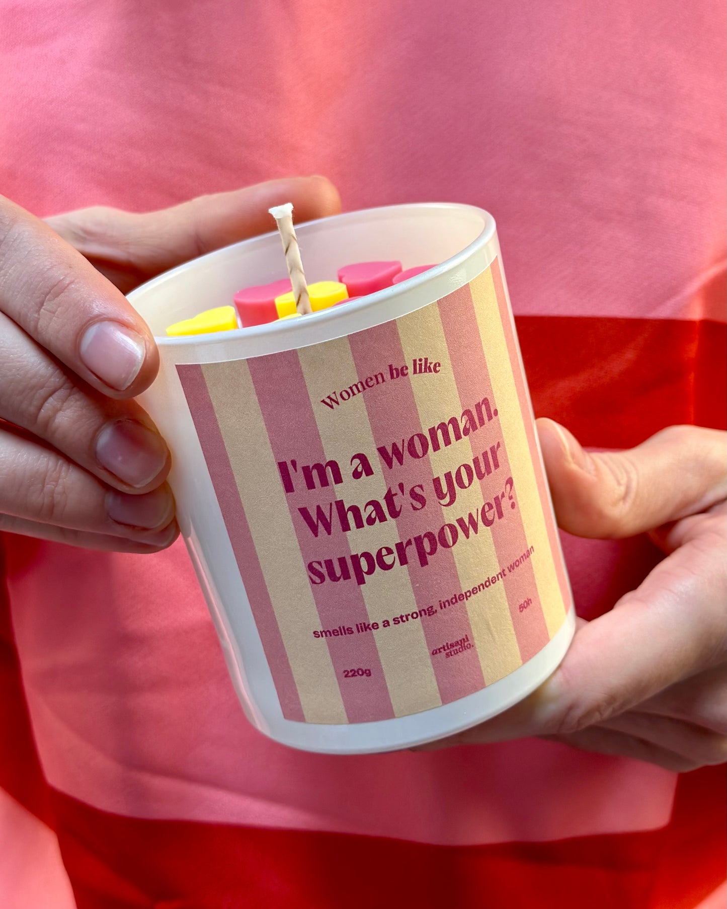 Vela "I'm a woman. What's your superpower?"
