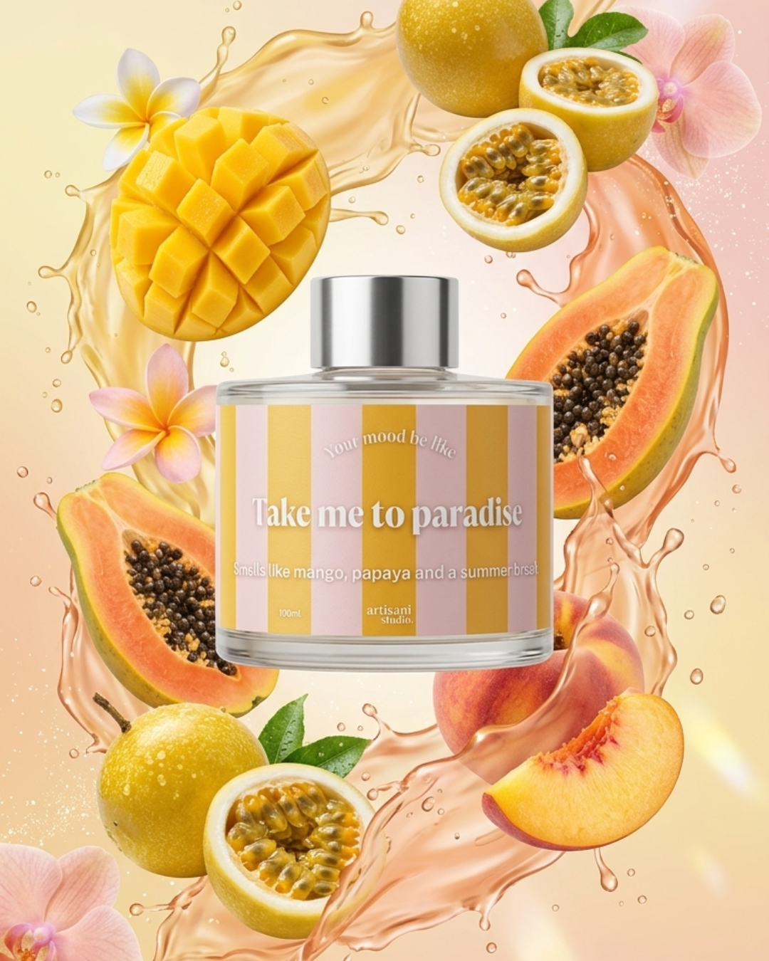 Difusor Mikado 100ml "Take me to paradise"
