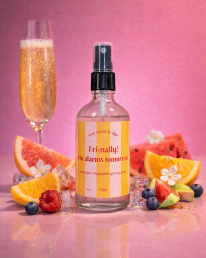 Spray de ambiente 100ml "Fri-nally, no alarms tomorrow"