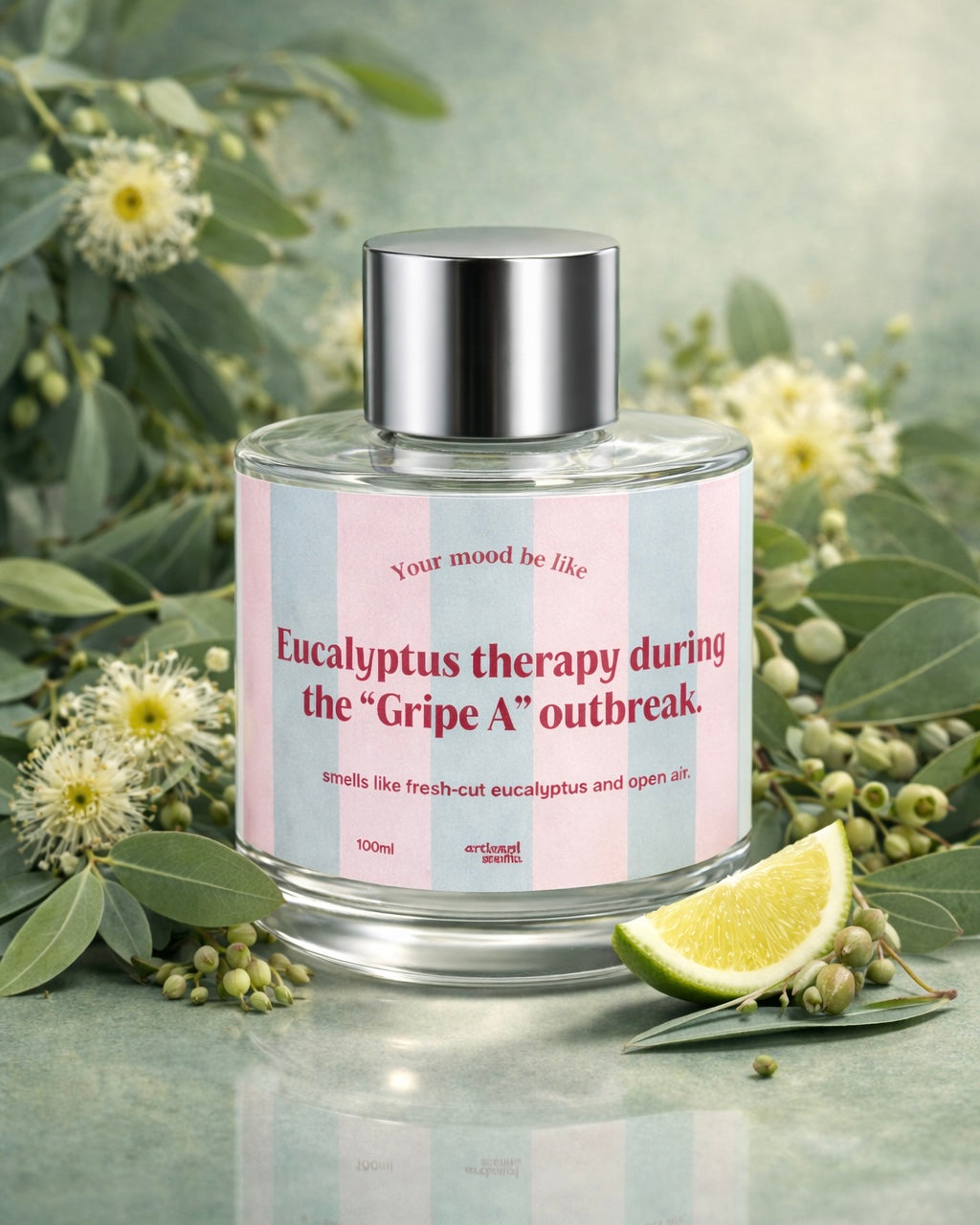 Difusor Mikado 100ml "Eucalyptus therapy during the "Gripe A" outbreak"