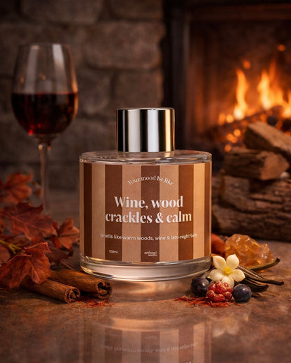 Ambientador Mikado 100ml "Wine, wood crackles & calm"