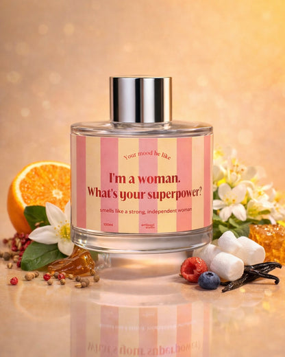 Ambientador Mikado 100ml "I'm a Woman. What's your superpower?"
