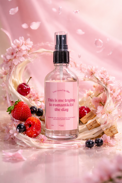 Spray de ambiente 100ml "This is me trying to romanticize the day"