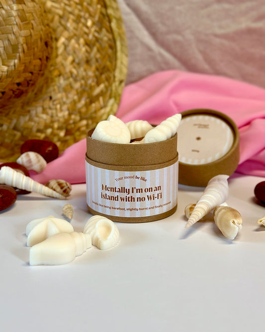Wax Melt Coffret  "Mentally I'm on an island with no WI-FI"