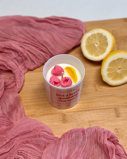 Candle "Just a berry good day (for now)"