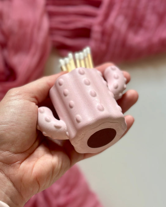 Cactus Match Holder