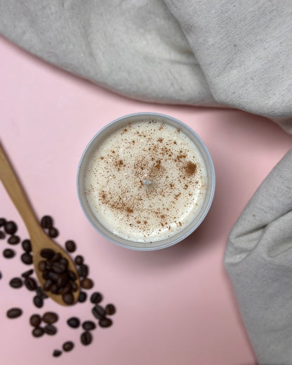 Vela "Não preciso de terapia, preciso de um cappuccino"
