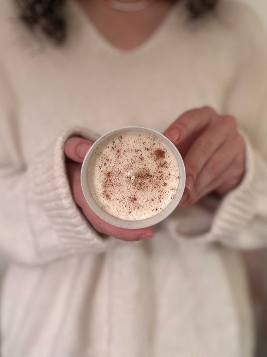 Vela "Não preciso de terapia, preciso de um cappuccino"