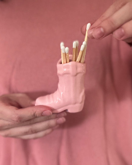 Porta-fósforos para botas