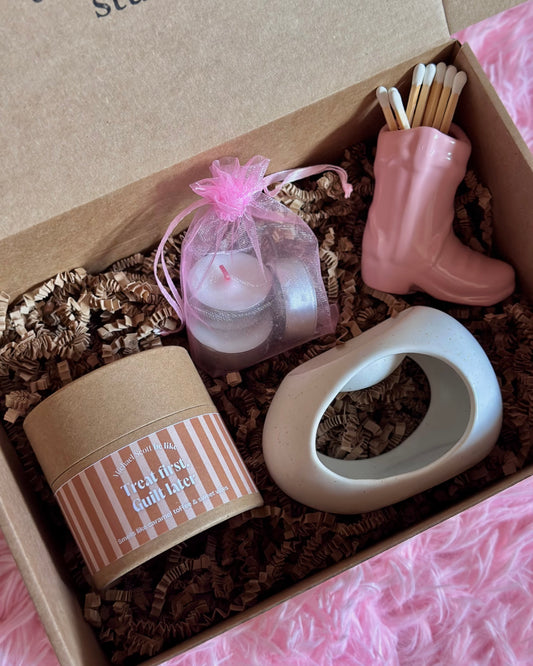 Coffret Wax Melt "Primeiro o tratamento, depois a culpa"