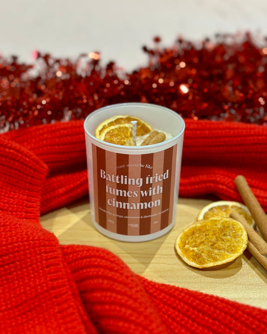 Vela "Battling fried fumes with cinnamon"