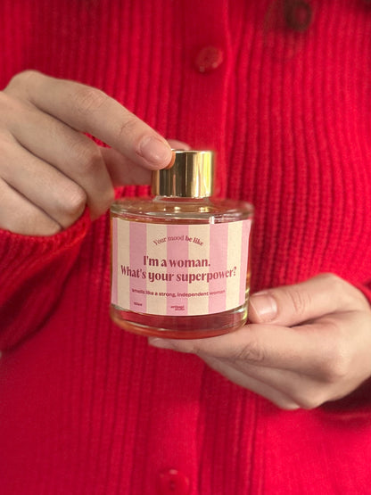 Ambientador Mikado 100ml "I'm a Woman. What's your superpower?"