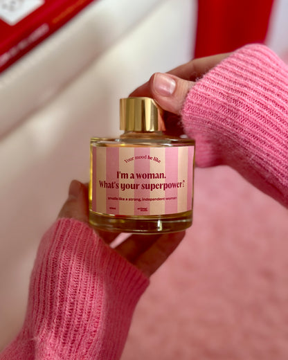Ambientador Mikado 100ml "I'm a Woman. What's your superpower?"