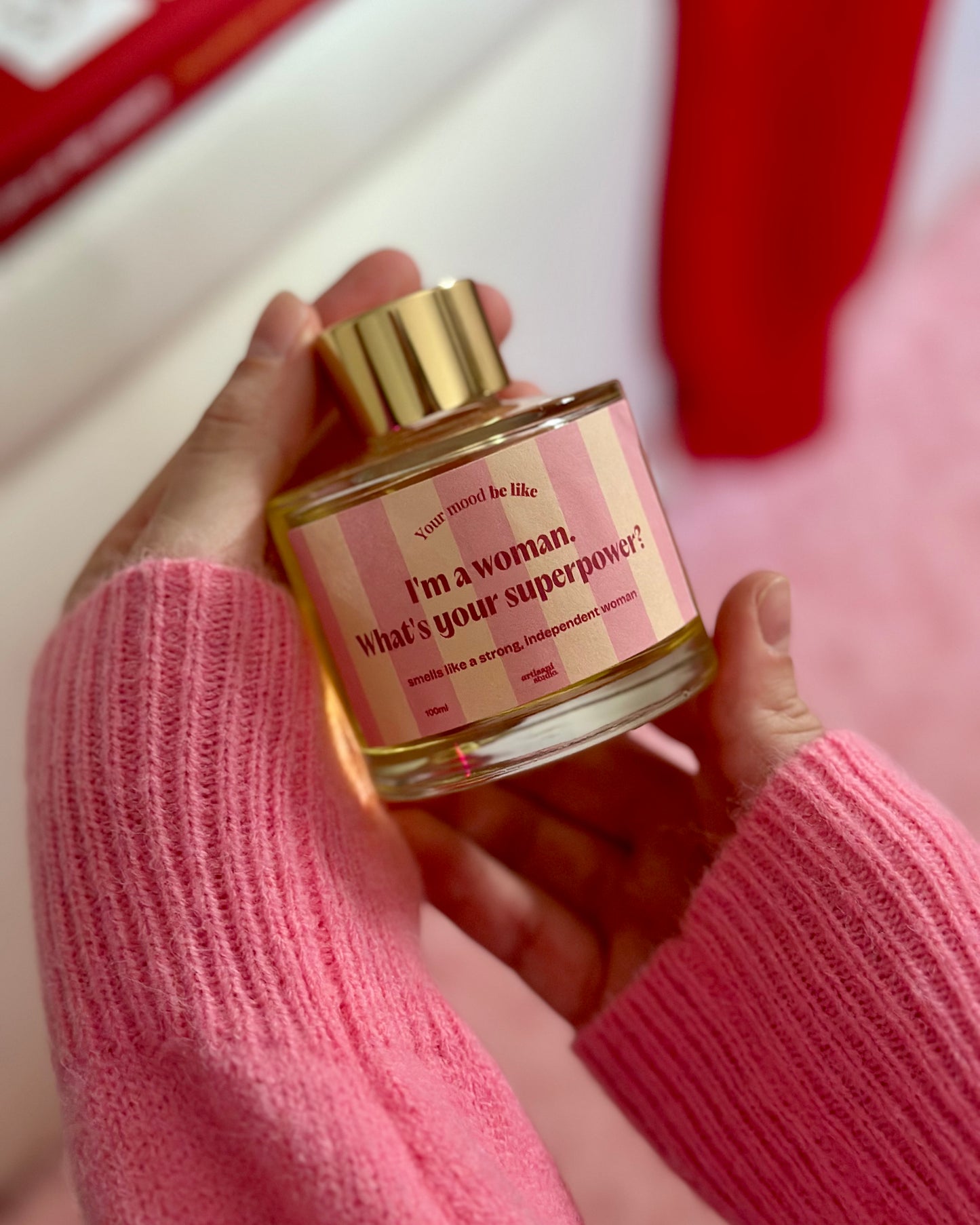 Ambientador Mikado 100ml "I'm a Woman. What's your superpower?"