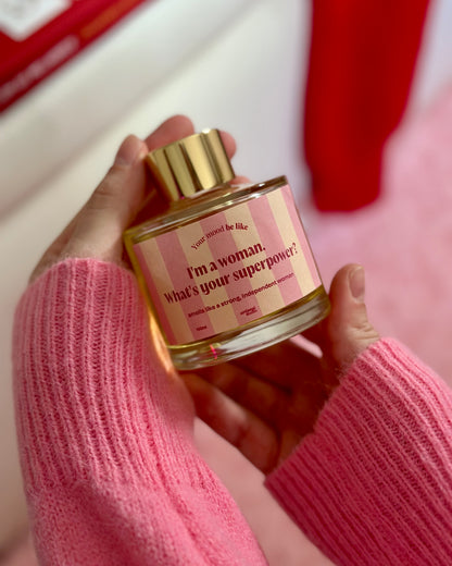 Ambientador Mikado 100ml "I'm a Woman. What's your superpower?"