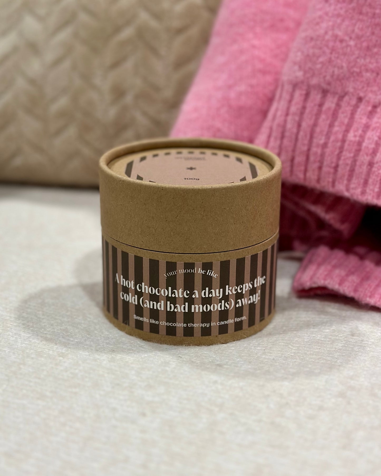 Wax melts "A hot chocolate a day keeps the cold (and the bad moods) away!"