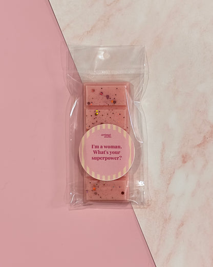 Snap Bar "I'm a Woman. What's your superpower?"