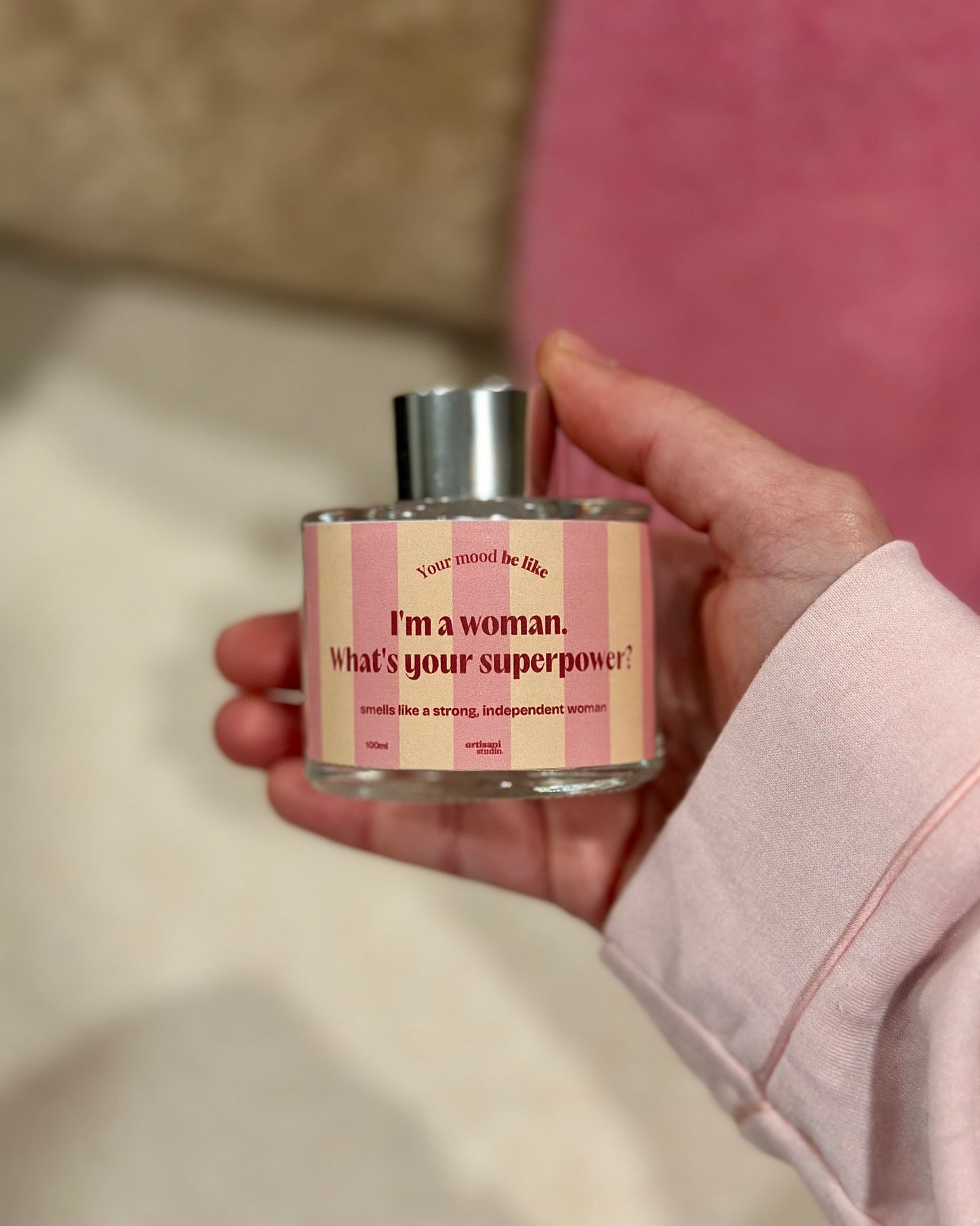Ambientador Mikado 100ml "I'm a Woman. What's your superpower?"