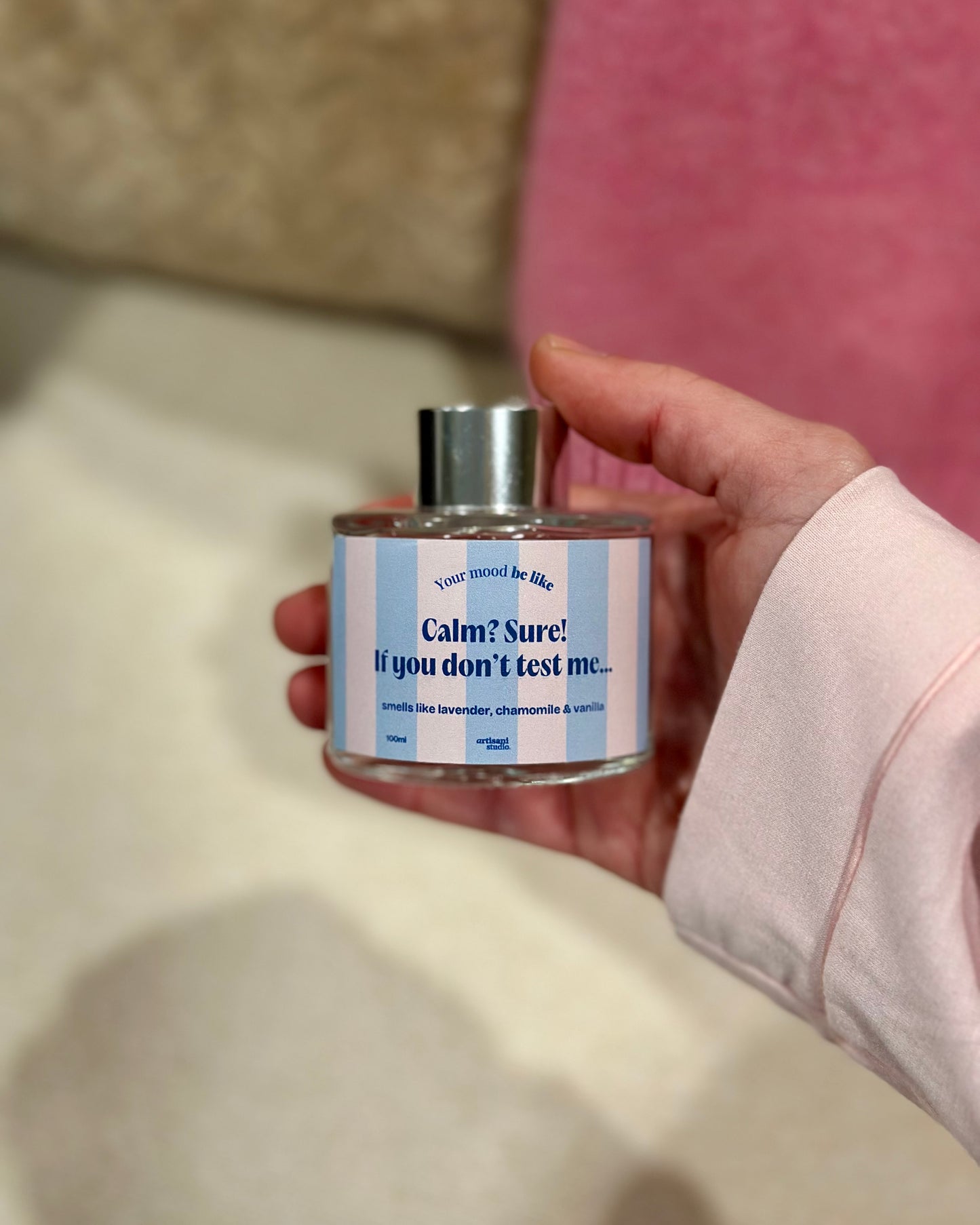 Ambientador mikado 100ml "Calm? Sure! If you don't test me..."