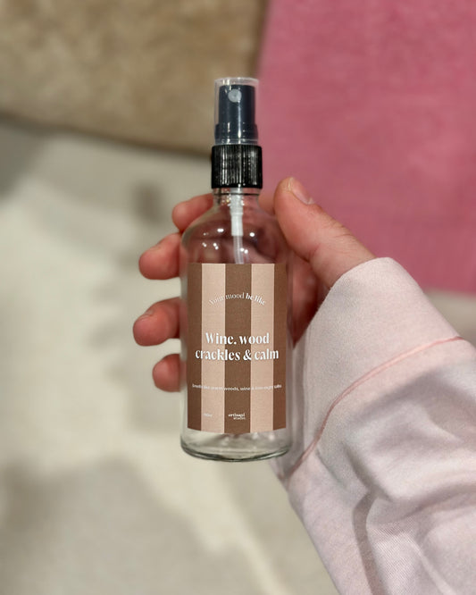 Room Spray 100ml "Wine, wood crackles & calm"