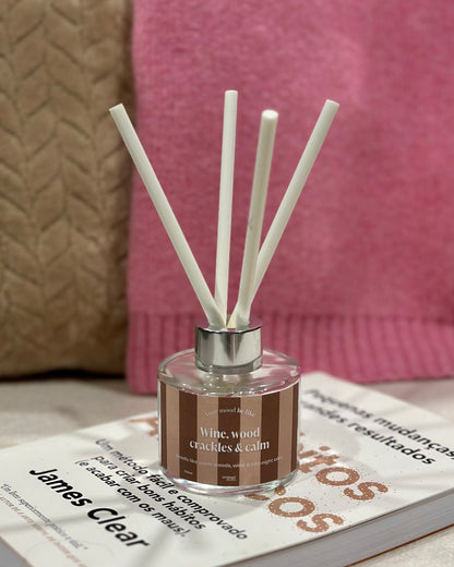 Ambientador Mikado 100ml "Wine, wood crackles & calm"