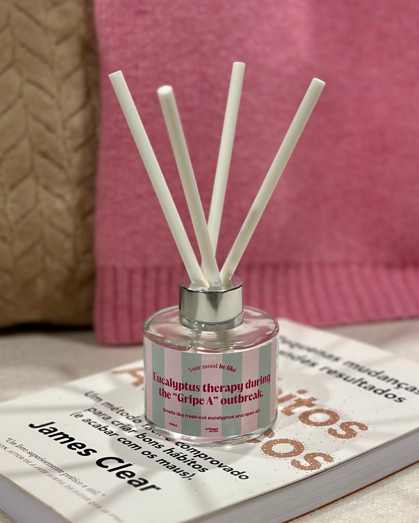 Difusor Mikado 100ml "Eucalyptus therapy during the "Gripe A" outbreak"