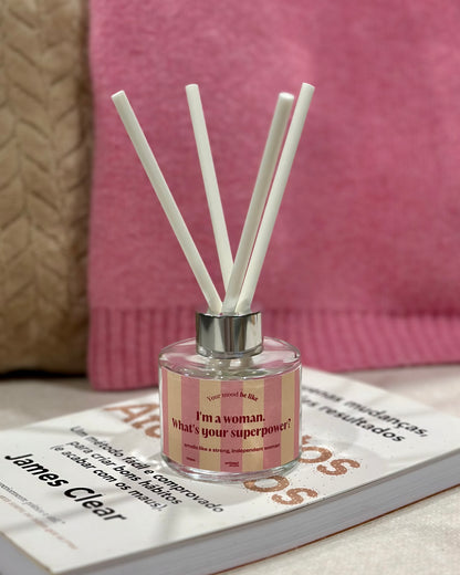 Ambientador Mikado 100ml "I'm a Woman. What's your superpower?"