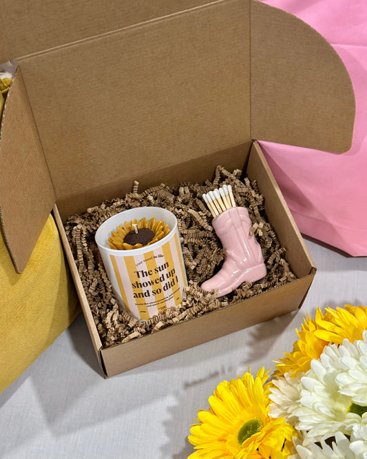 Candle + Match Holder Coffret