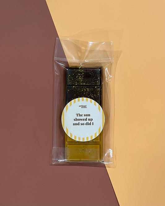 Snap Bar "The sun showed up and so did I"