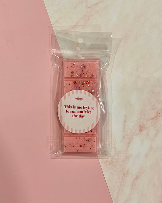 Snap Bar "This is me trying to romanticize the day"