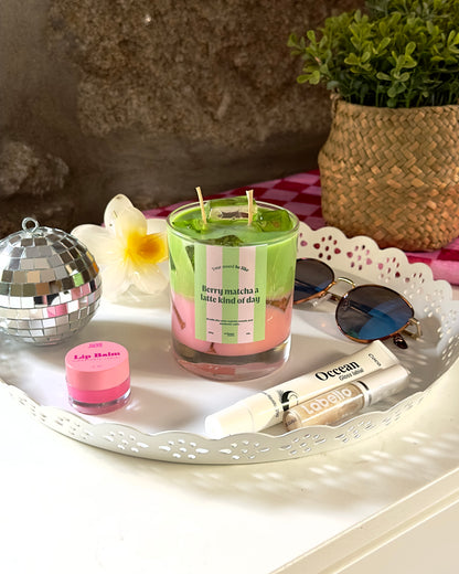 Vela "Berry matcha a latte kind of day"
